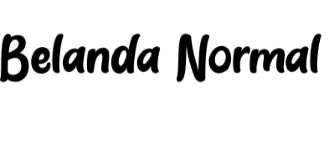 Belanda Font Preview