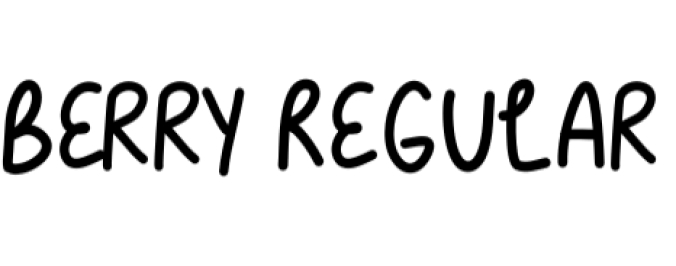 Berry Sweet Font Preview