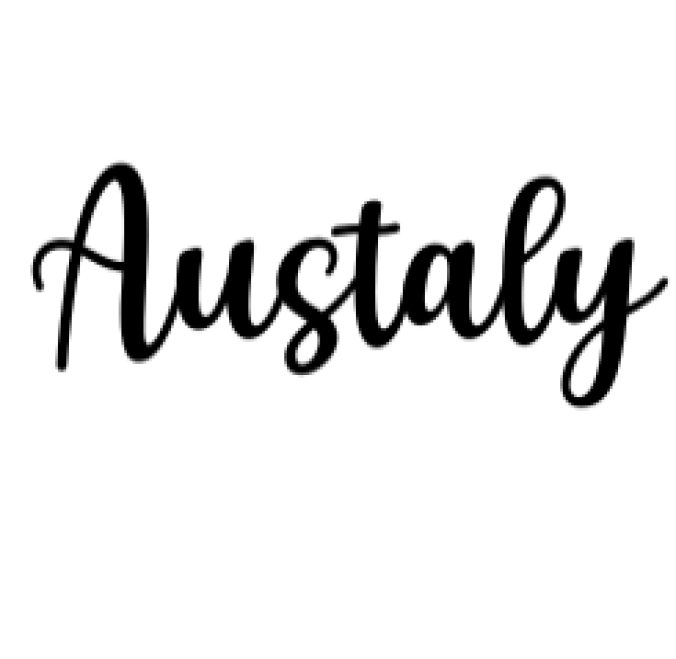 Austaly Font Preview