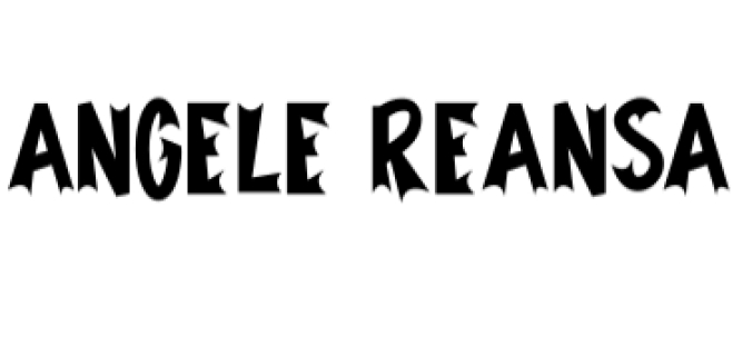Angele Reansa Font Preview