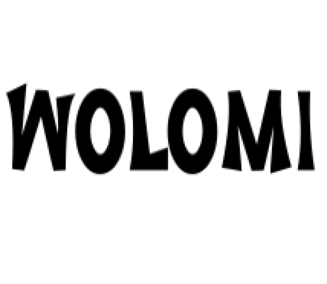 Wolomi Font Preview