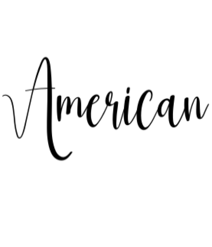 American Font Preview