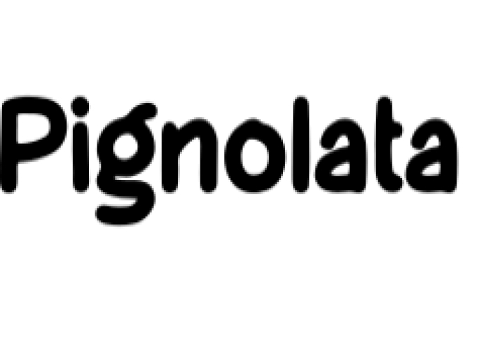 Pignolata Font Preview