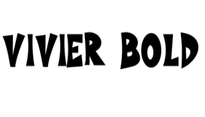 Vivier Bold Font Preview