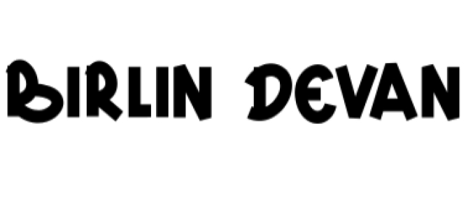 Birlin Devan Font Preview