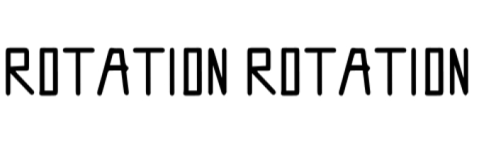 Rotation Font Preview