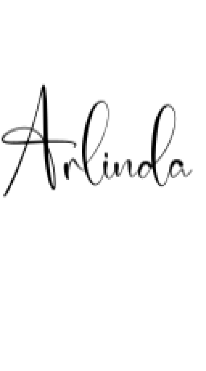Arlinda Font Preview