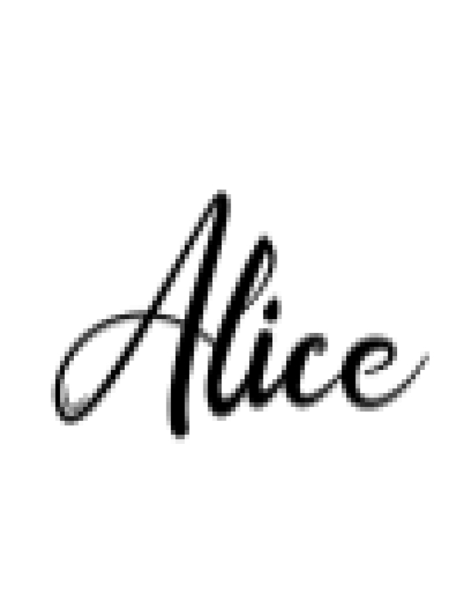 Alice Font Preview