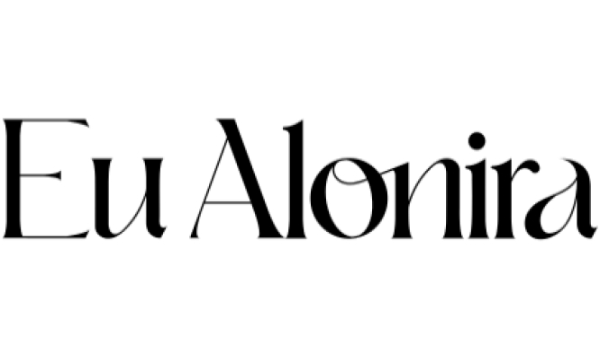 Eu Alonira Font Preview