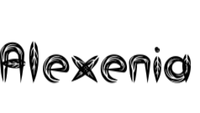 Alexenia Font Preview