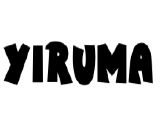 Yiruma Font Preview