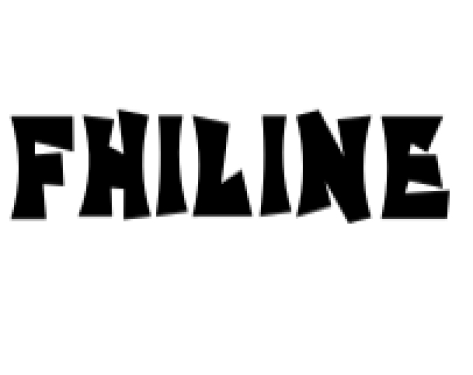 Fhiline Font Preview