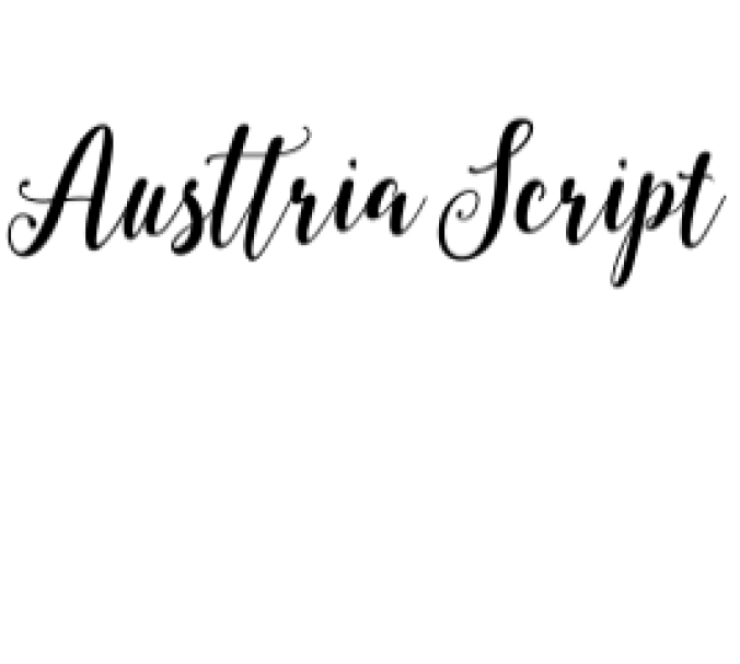 Austtria Font Preview