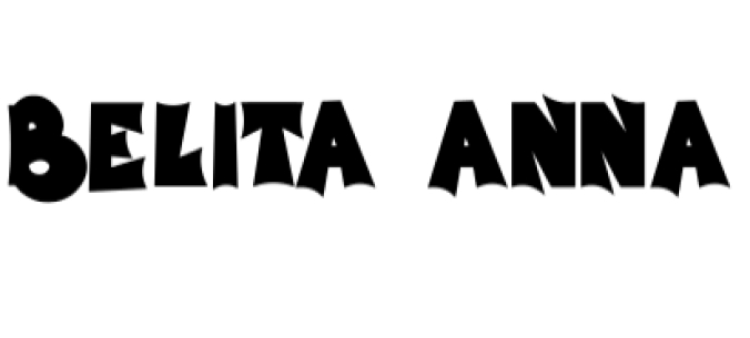Belita Anna Font Preview