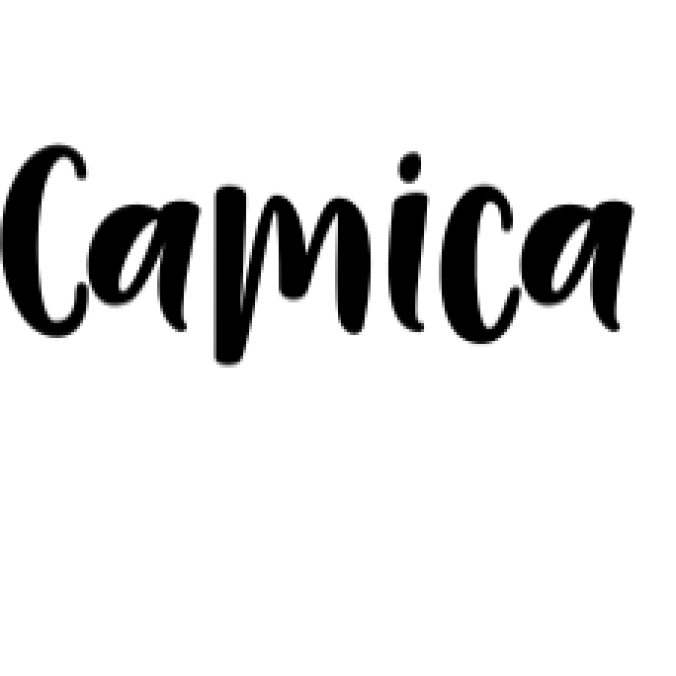 Camica Font Preview