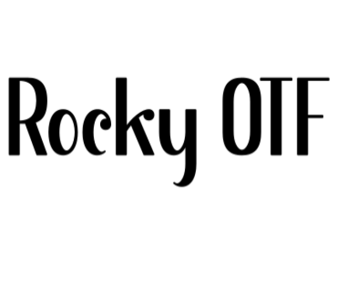 Rocky Font Preview