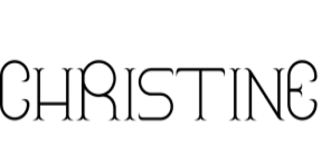 Christine Font Preview