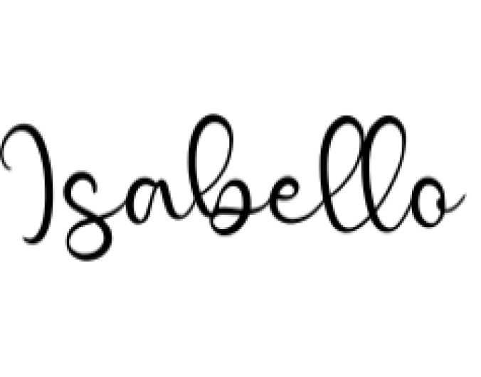 Isabello Font Preview