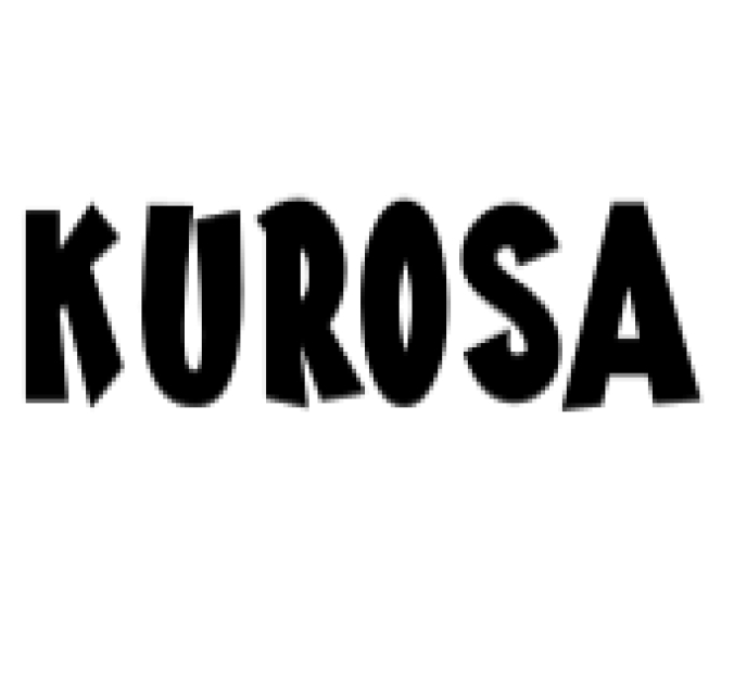 Kurosa Font Preview