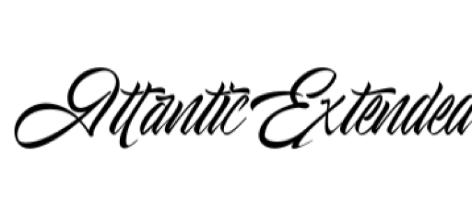 Atlantic Extended Font Preview