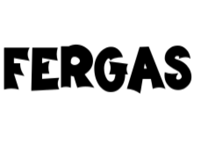 Fergas Font Preview