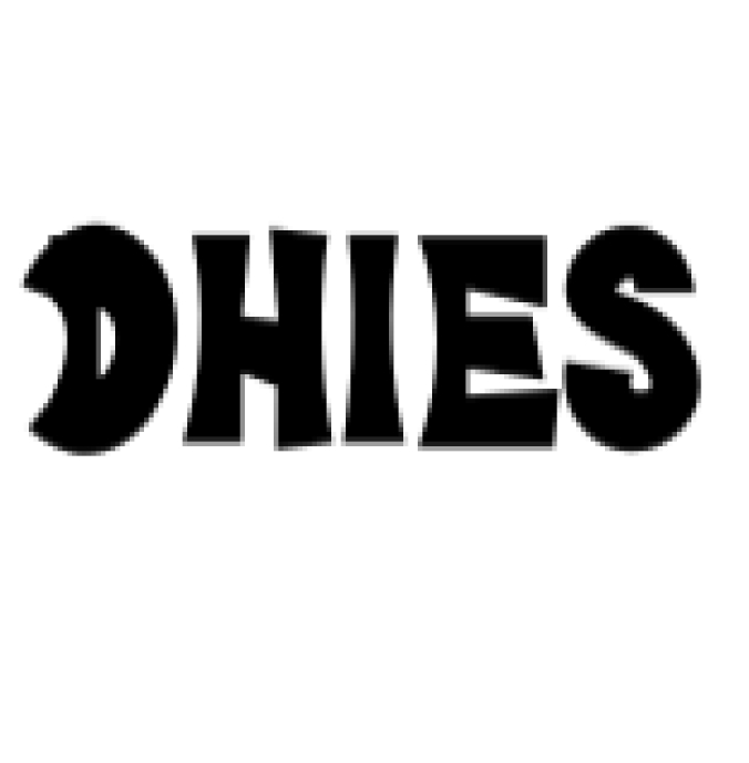 Dhies Font Preview