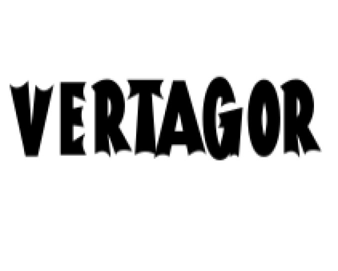 Vertagor Font Preview