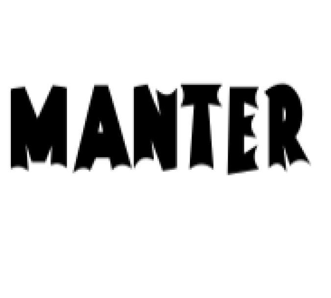 Manter Font Preview