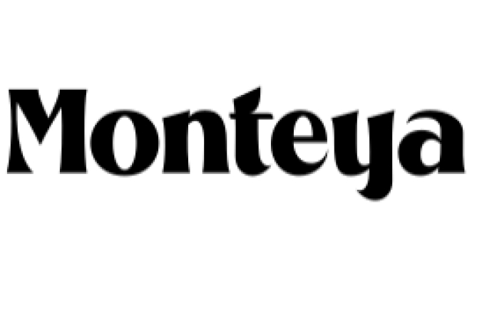 Monteya Font Preview