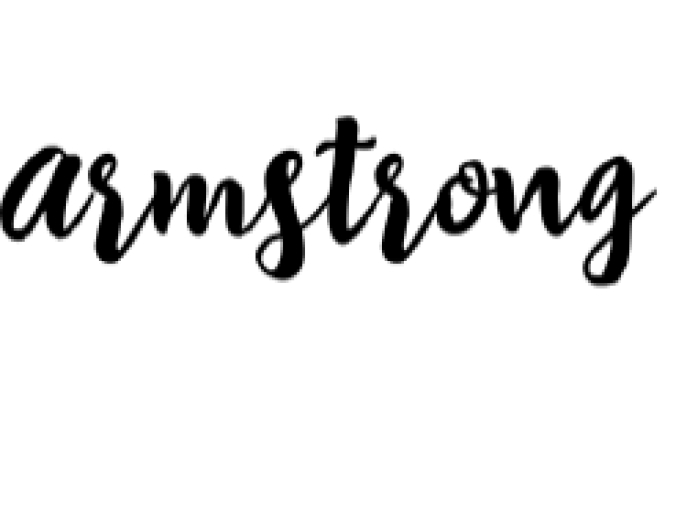 Armstrong Font Preview