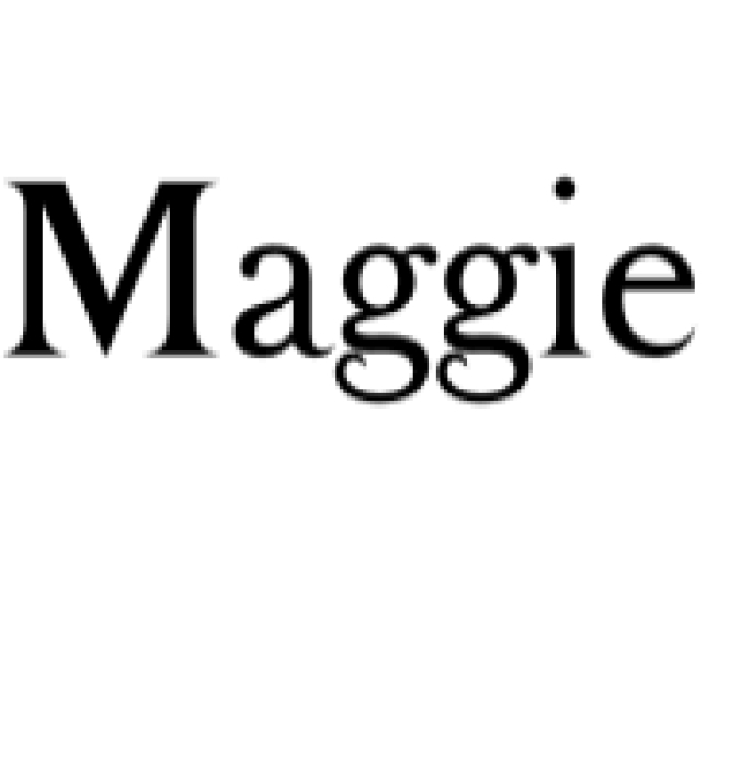 Maggie Font Preview