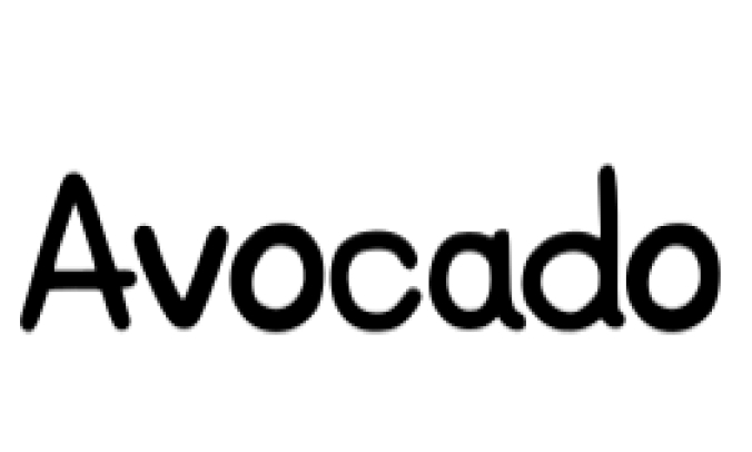 Avocado Font Preview