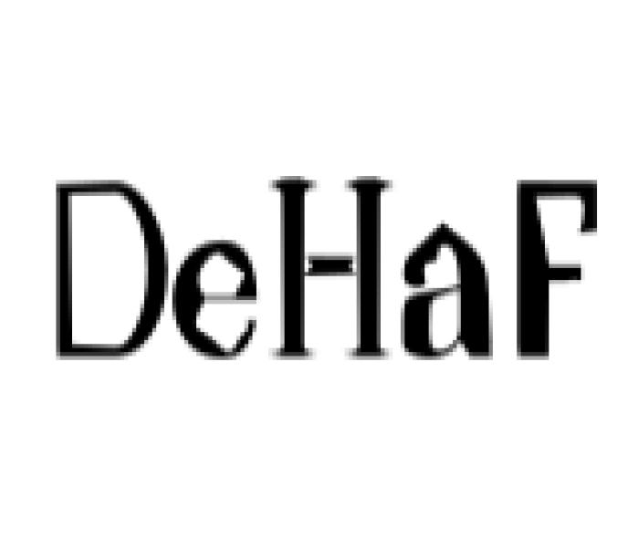 Dehaf Font Preview