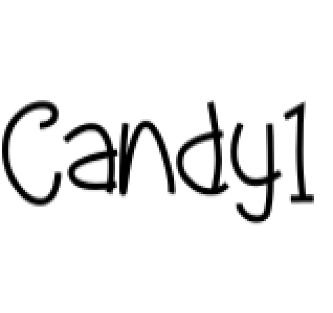 Candy Font Preview