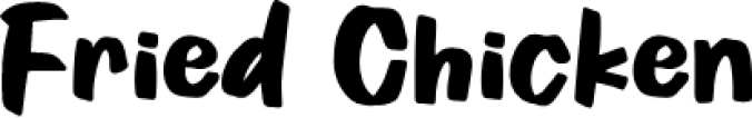 Fried Chicke Font Preview