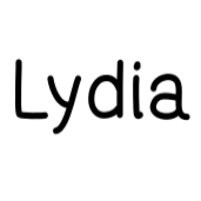 Lydia Font Preview
