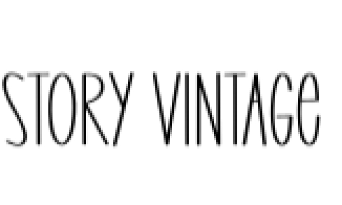 Story Vintage Font Preview