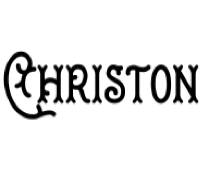 Christon Font Preview