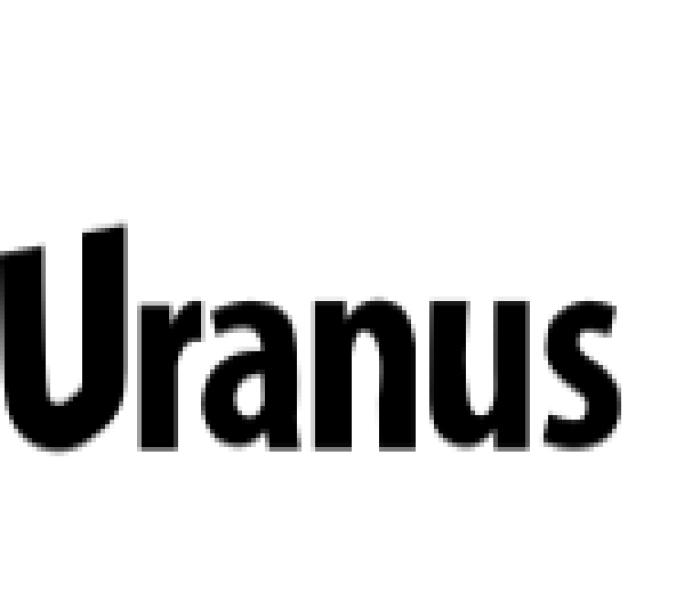 Uranus Font Preview