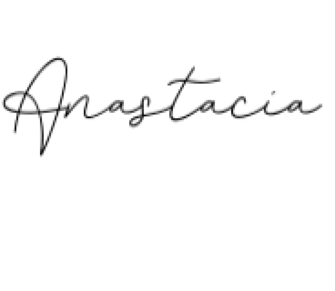 Anastacia Font Preview