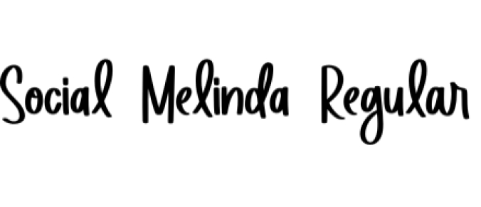 Social Melinda Font Preview