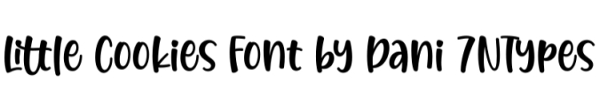 Little Cookies Font Preview