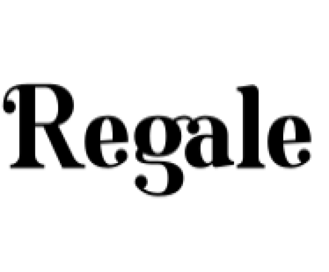 Regale Font Preview
