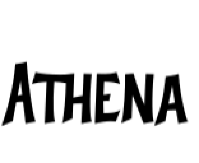 Athena Font Preview