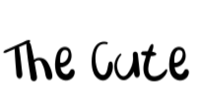 The Cute Font Preview