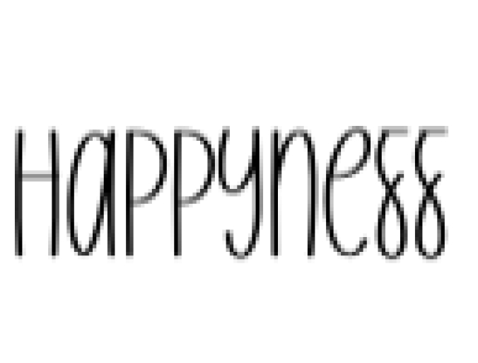 Happyness Font Preview