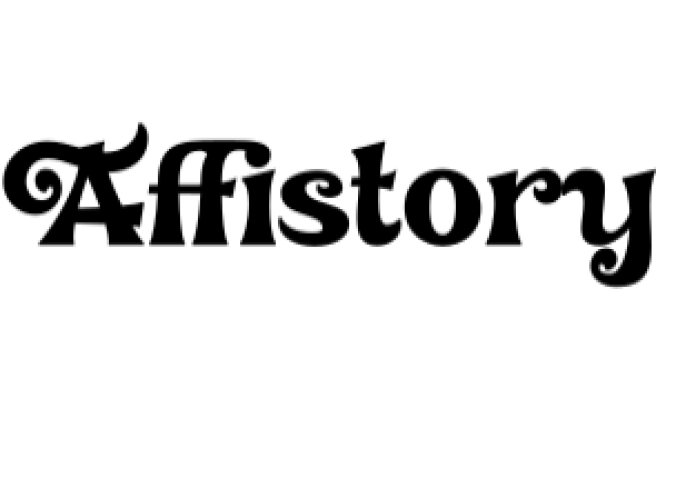 Affistory Font Preview