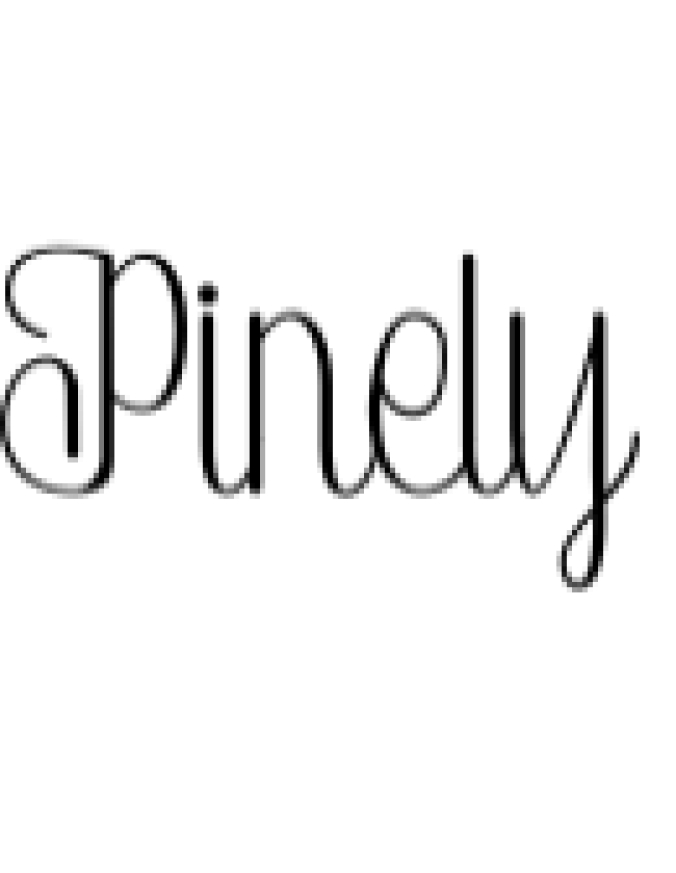 Pinely Font Preview