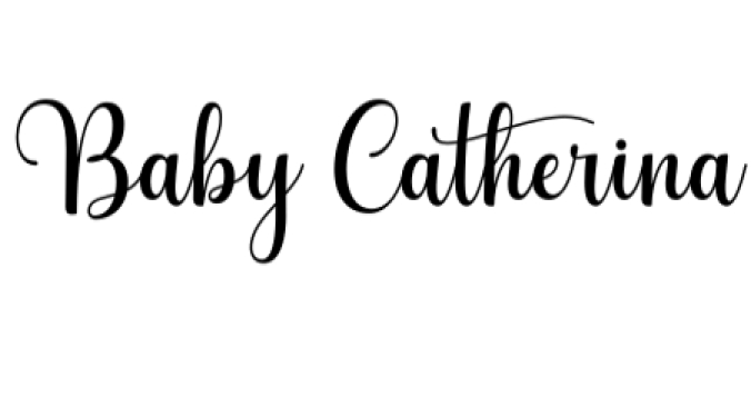 Baby Catherina Font Preview