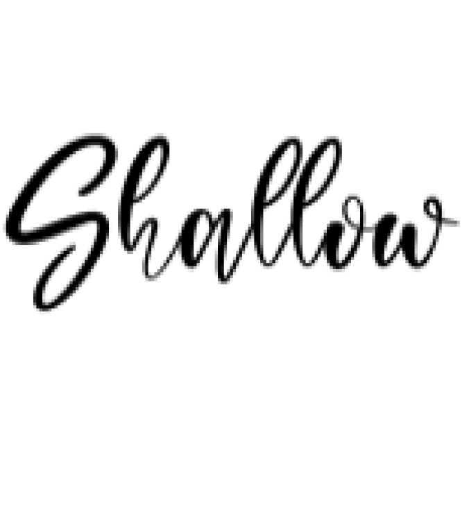 Shallow Font Preview